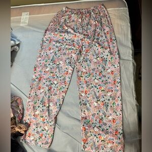 Colorful Hello Kitty Print Pajama Pants